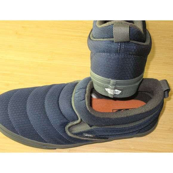 Vans Men's Slip On Mid Cozy Mesh Parisian Night Blue Sneaker Shoes Sizes NIB - Picture 6 of 7